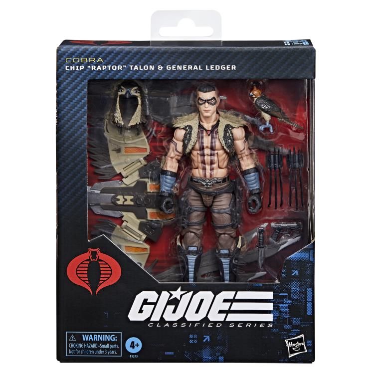 GI JOE Classified Series 6" Chip Raptor Talon and General Ledger Action Figure 2 Pack