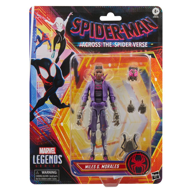 Marvel Legends 6" Spider-Man Across the Spider-Verse Wave 2 Miles G. Morales (Prowler) Action Figure