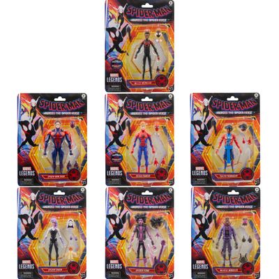 Marvel Legends 6" Spider-Man Across the Spider-Verse Wave 2 Set of 7 Action Figures