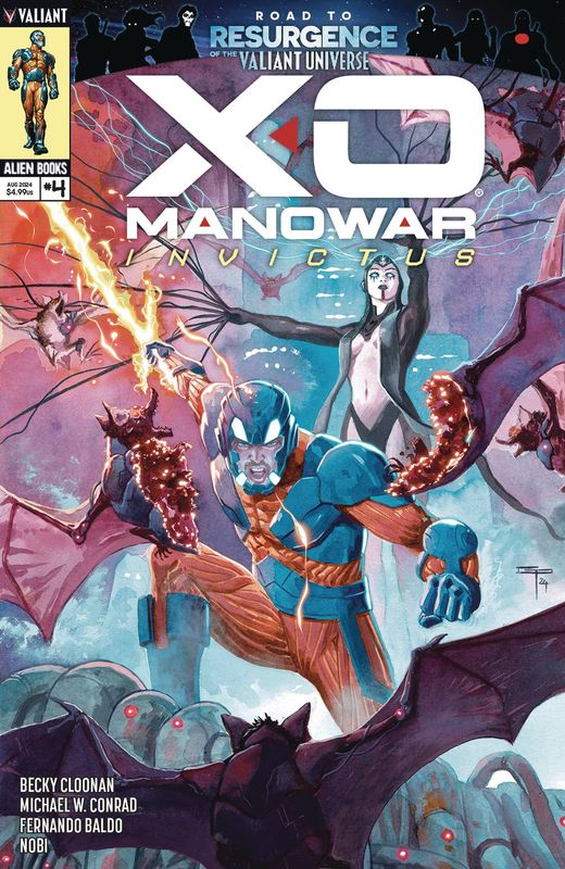 X-O MANOWAR INVICTUS #4 (OF 4) CVR A PERALTA
VALIANT
(14th August 2024)