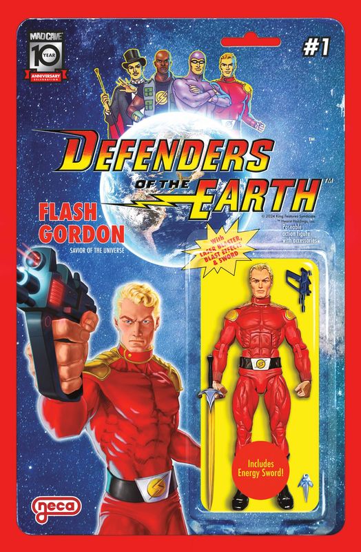 DEFENDERS OF THE EARTH #1 (OF 8) CVR B DJORDJE DJOKOVIC
MAD CAVE STUDIOS
(14th August 2024)