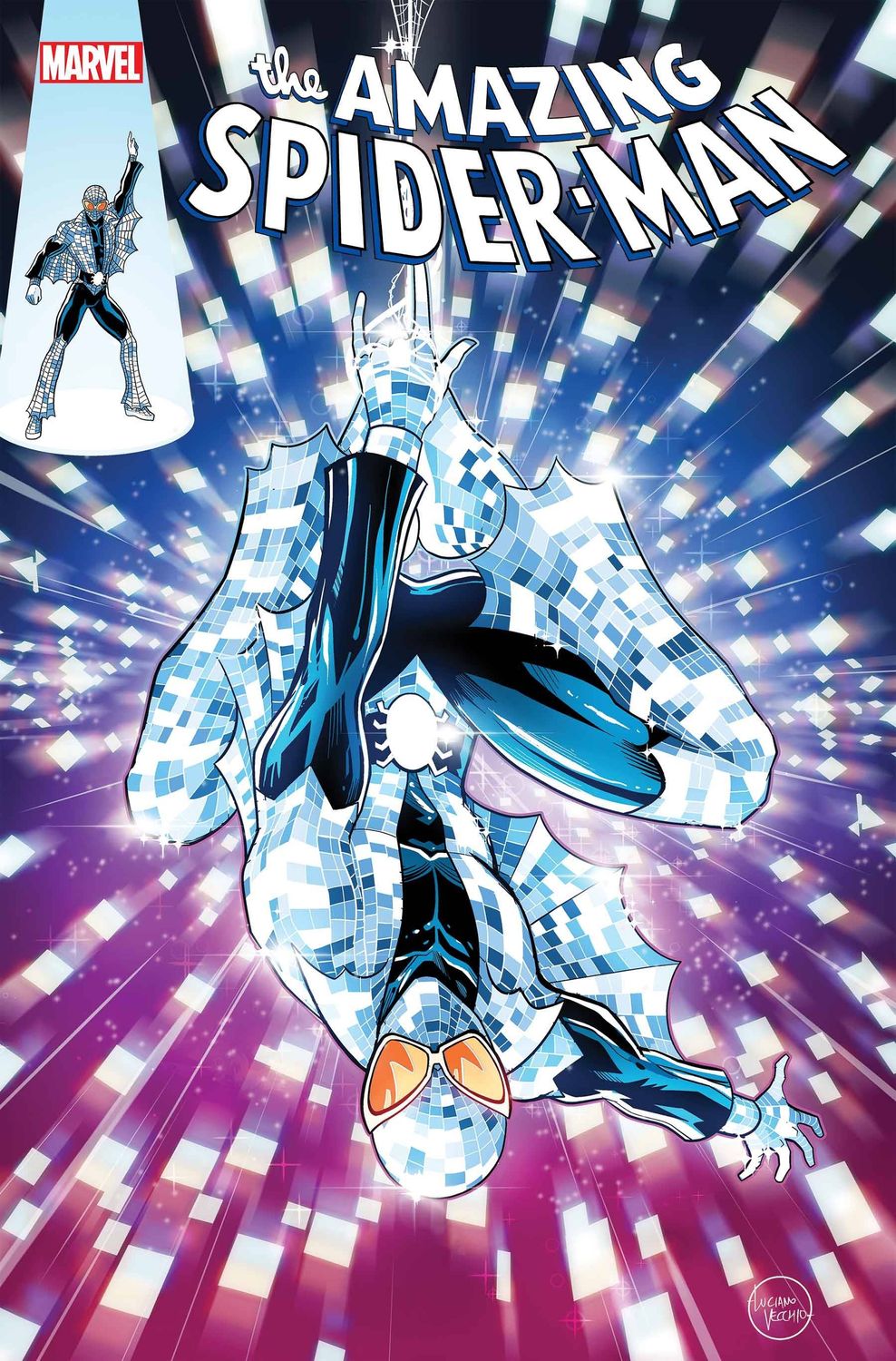 AMAZING SPIDER-MAN #55 LUCIANO VECCHIO DISCO DAZZLER VAR
MARVEL COMICS
(14th August 2024)