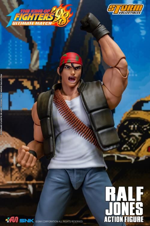 **PRE-ORDER** STORM COLLECTIBLES The King of Fighters '98 Ultimate Match Ralf Jones 1/12 Scale Figure