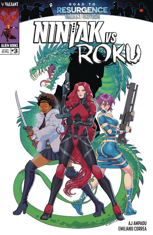 NINJAK VS ROKU #3 (OF 4) CVR A ORTIZ
VALIANT
(21st August 2024)
