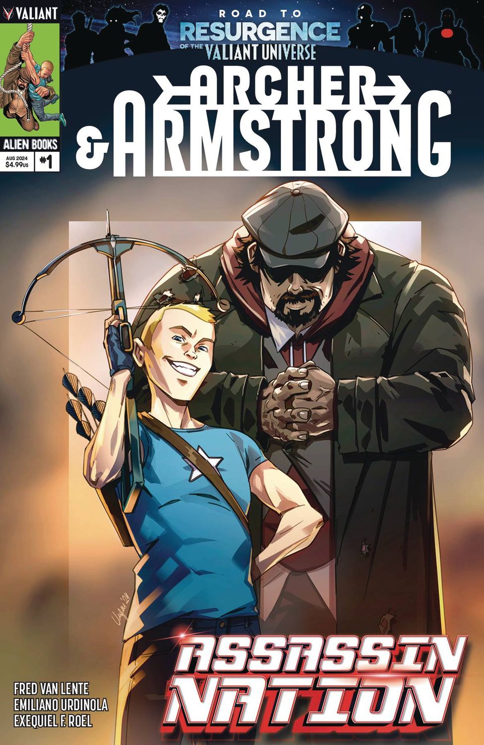 ARCHER & ARMSTRONG ASSASSIN NATION #1 (OF 2) CVR A UNFER
VALIANT
(21st August 2024)