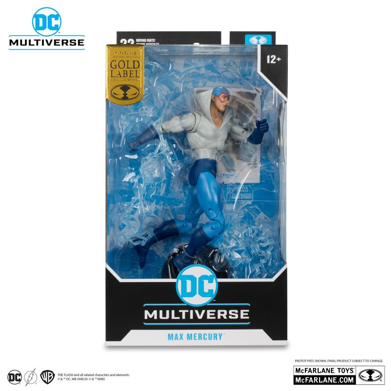 MCFARLANE TOYS 7" DC MULTIVERSE GOLD LABEL MAX MERCURY (THE FLASH)