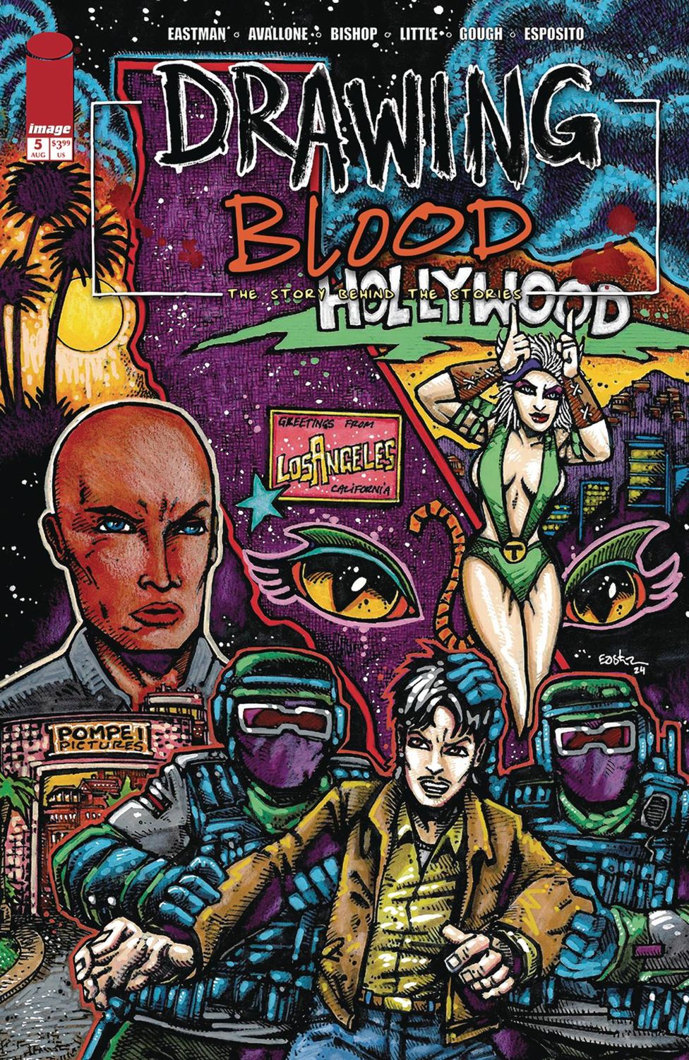 DRAWING BLOOD #5 (OF 12) CVR A EASTMAN IMAGE COMICS (28th August 2024)