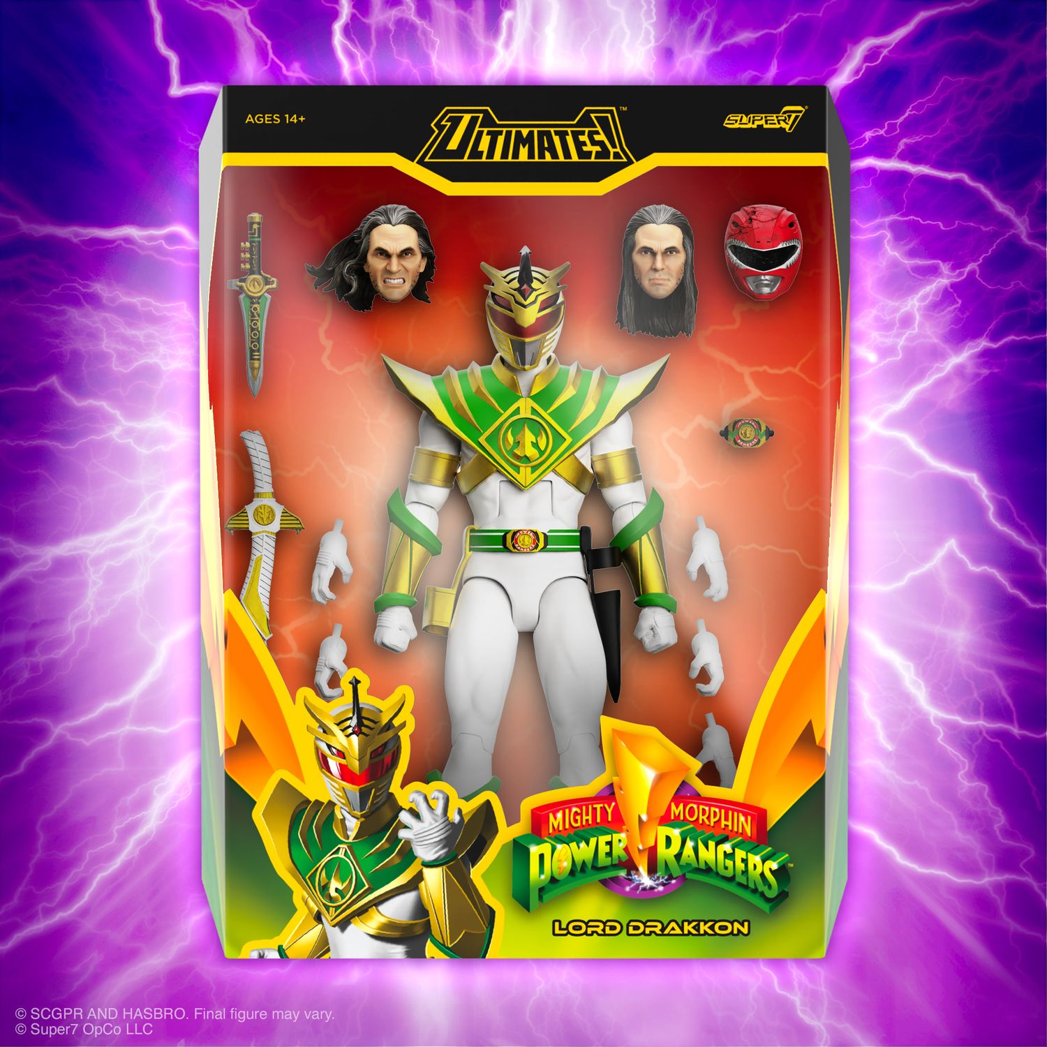 Super7 MMPR Wave 5 Ultimate Mighty Morphin Power Rangers LORD DRAKKON EXCLUSIVE!