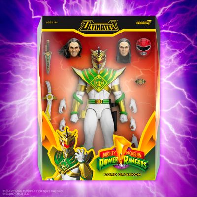 Super7 MMPR Wave 5 Ultimate Mighty Morphin Power Rangers LORD DRAKKON EXCLUSIVE!