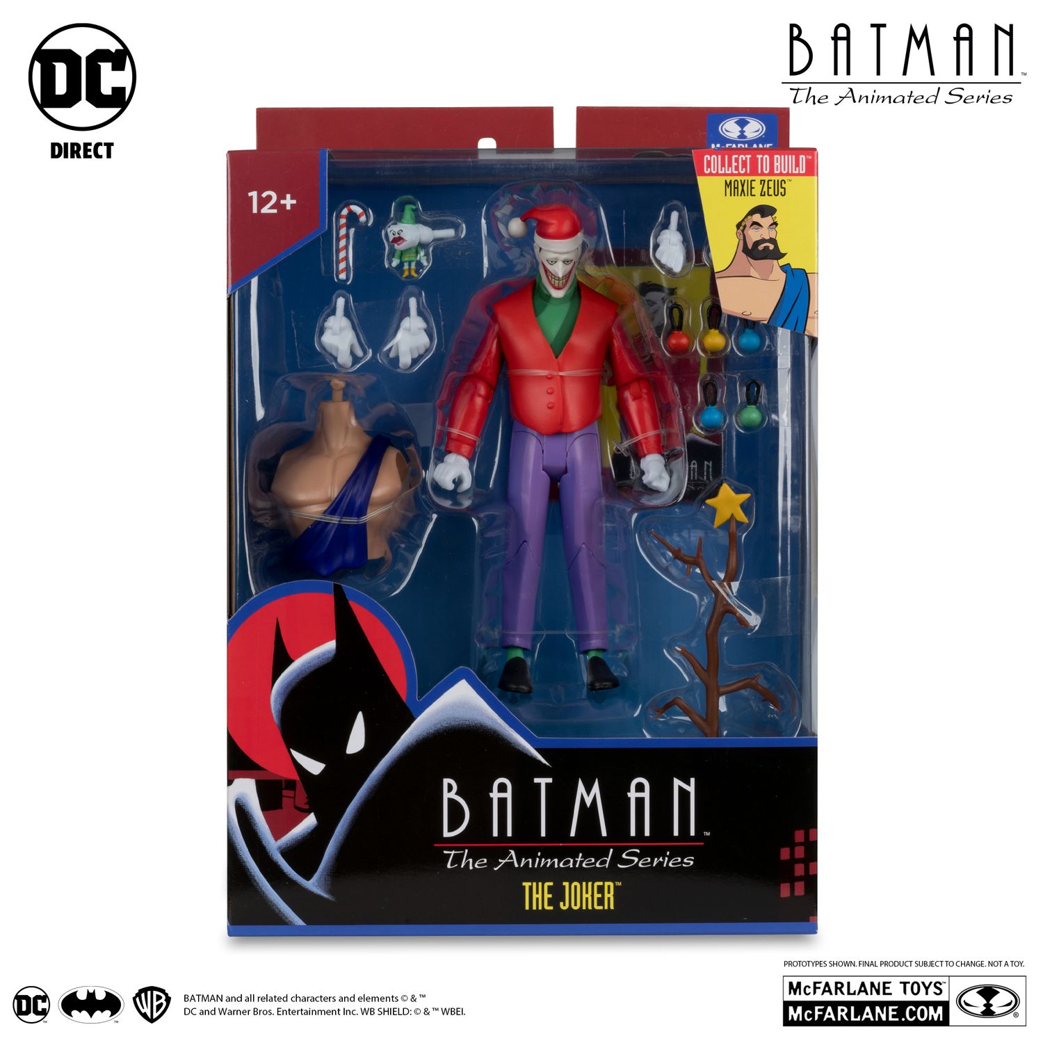 MCFARLANE TOYS DC MULTIVERSE Christmas with The Joker (Batman: The Animated Series) BAF MAXIE ZEUS