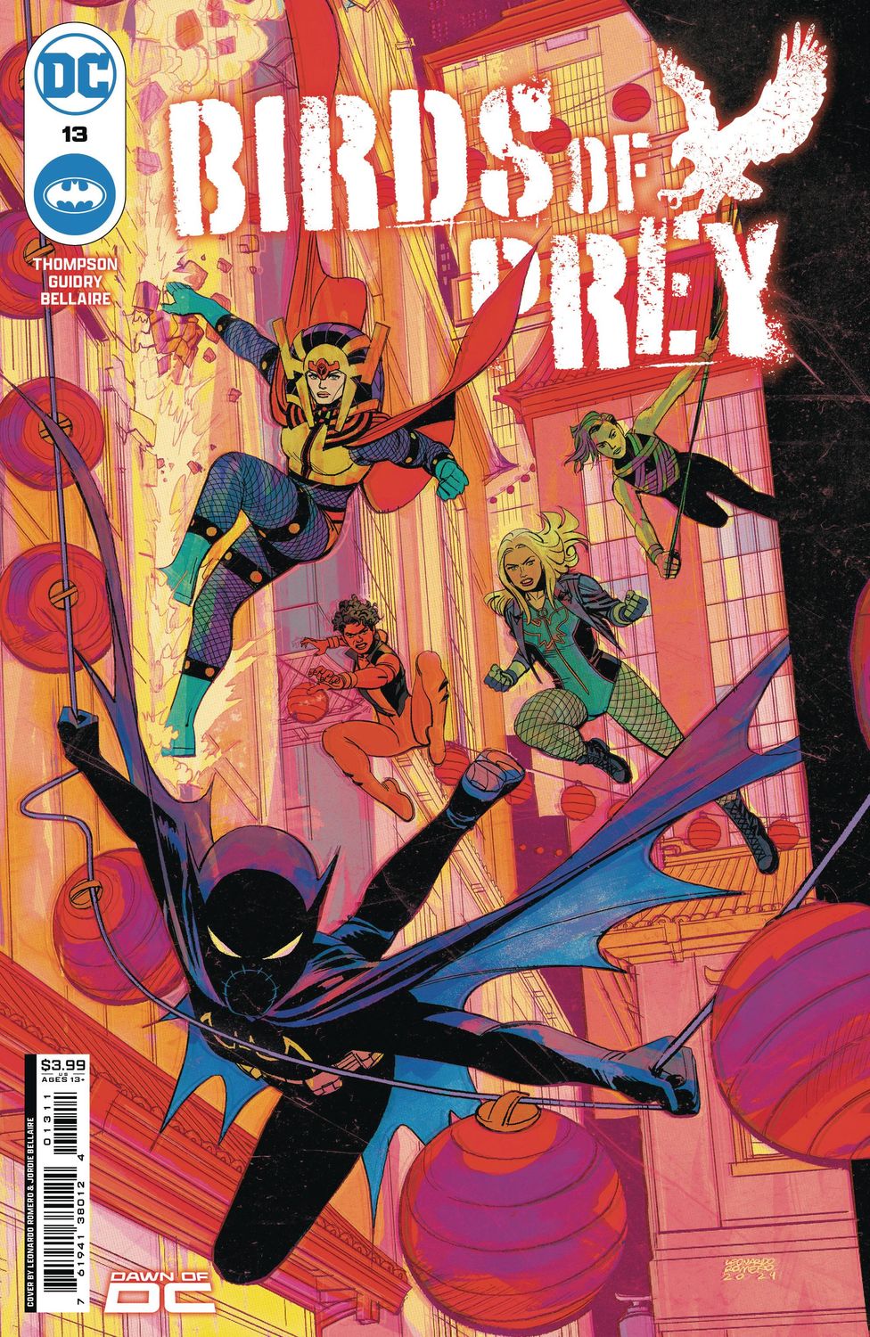 BIRDS OF PREY #13 CVR A LEONARDO ROMERO DC COMICS (04th September 2024)
