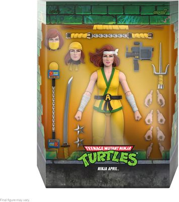 Super7 TMNT Wave 10 Ultimate Ninja April O'Neil (Teenage Mutant Ninja Turtles)