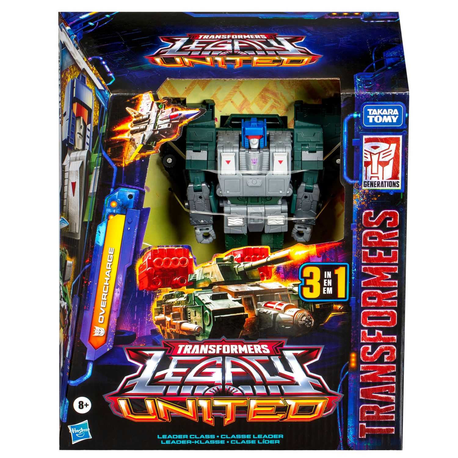 Transformers Legacy United Leader Class Overcharge Action Figure
