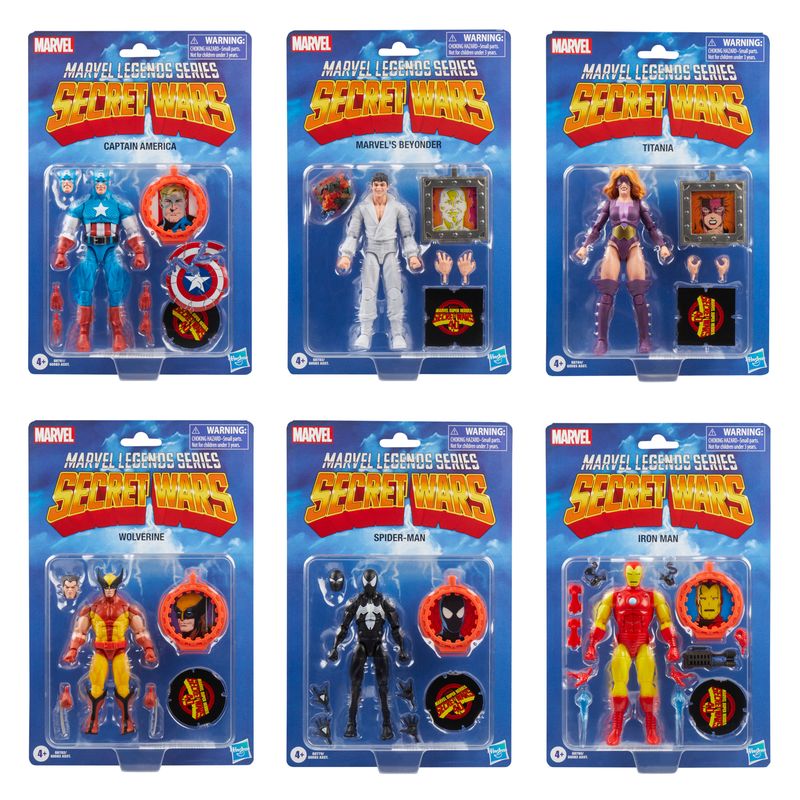 Marvel Legends 6 Marvel Legends 6" Secret Wars Set of 6 Action Figure