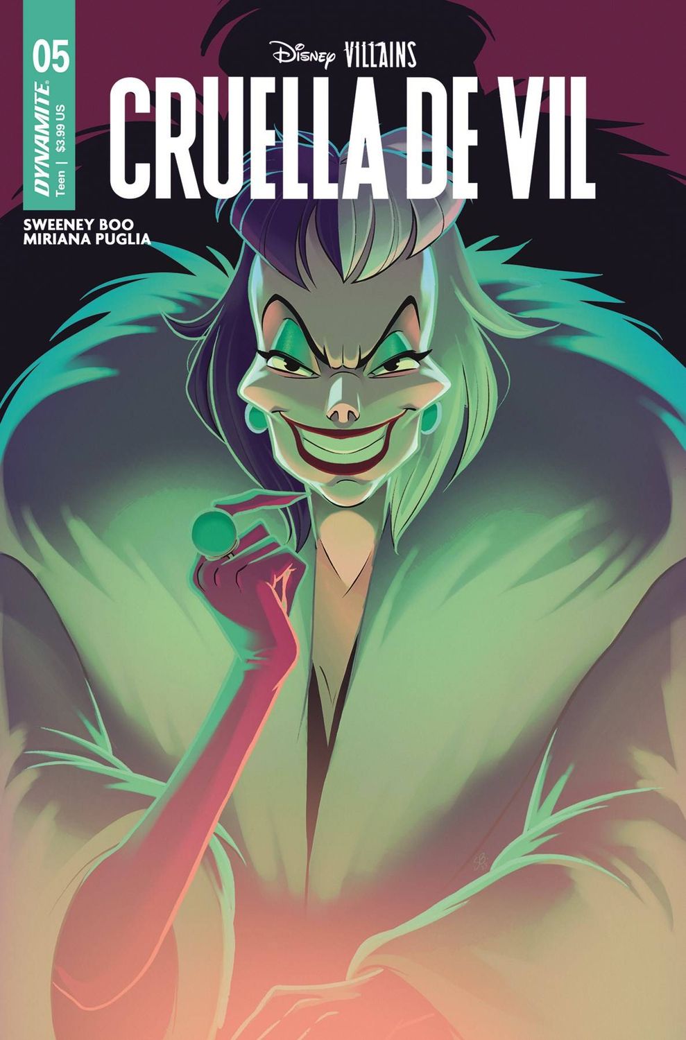 DISNEY VILLAINS CRUELLA DE VIL #5 CVR A BOO DYNAMITE (11th September 2024)