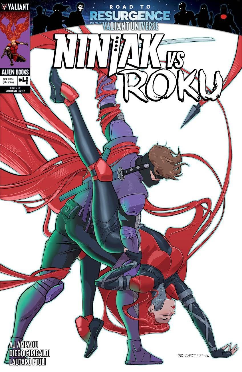 NINJAK VS ROKU #4 (OF 4) CVR A ORTIZ VALIANT (18th September 2024)
