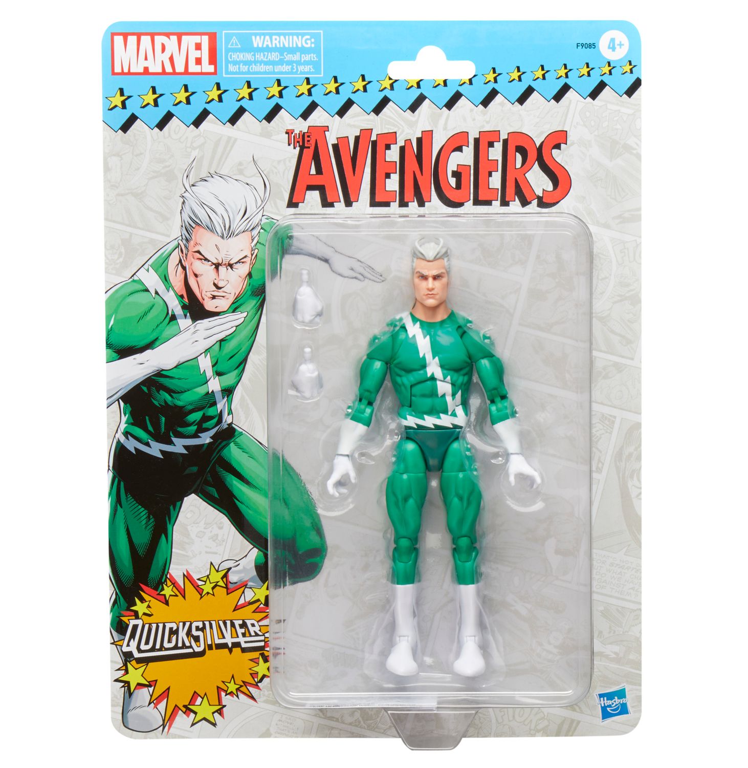 Marvel Legends Series Quicksilver Avengers Retro Marvel Comics Action Figure