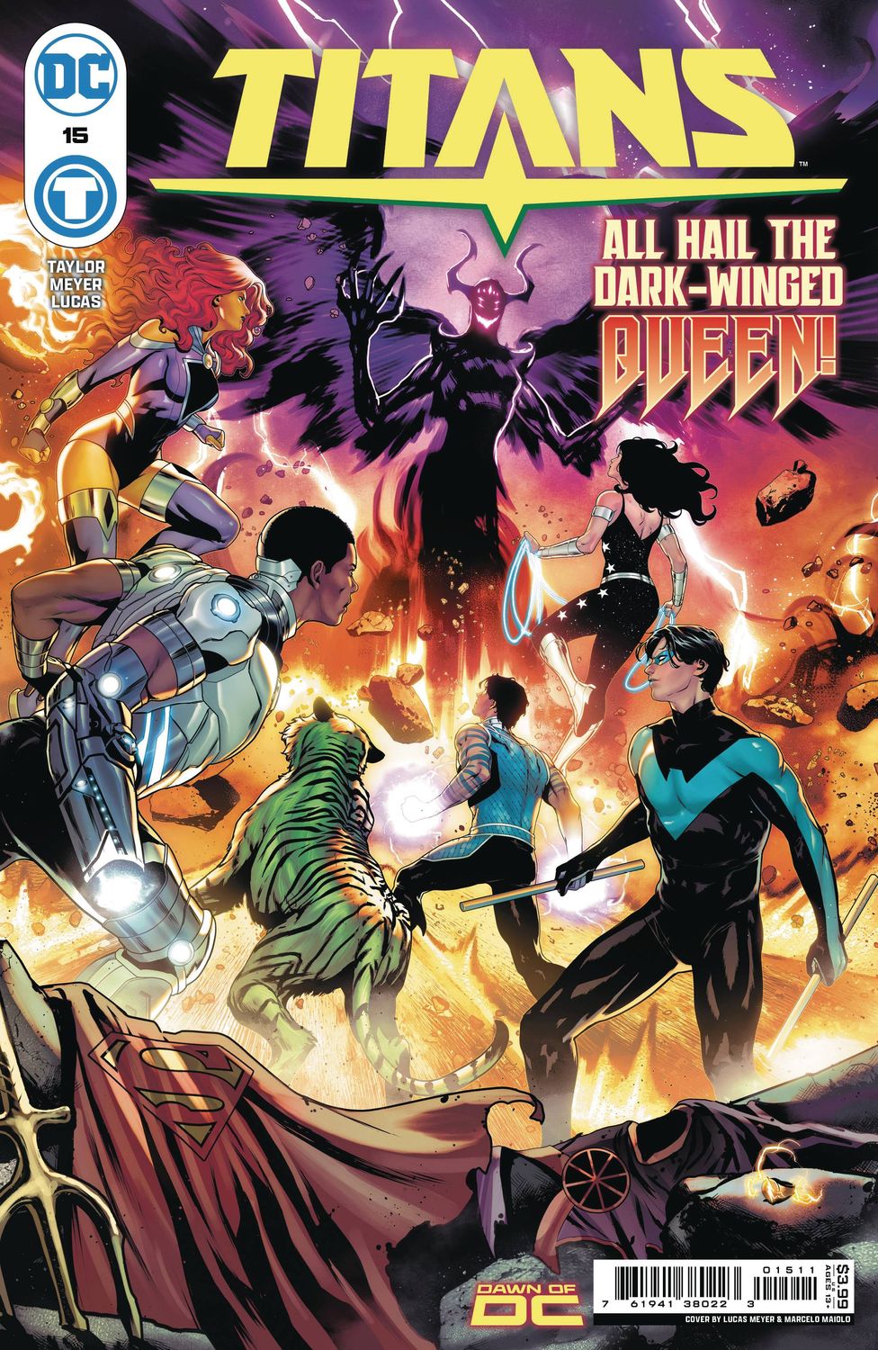 TITANS #15 CVR A LUCAS MEYER DC COMICS                                                                           (25th September 2024)