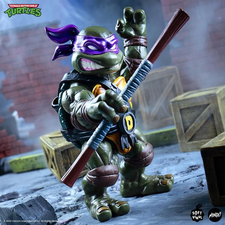 ***DAMAGED PACKAGING*** Mondo Teenage Mutant Ninja Turtles Donatello Soft Vinyl Figure