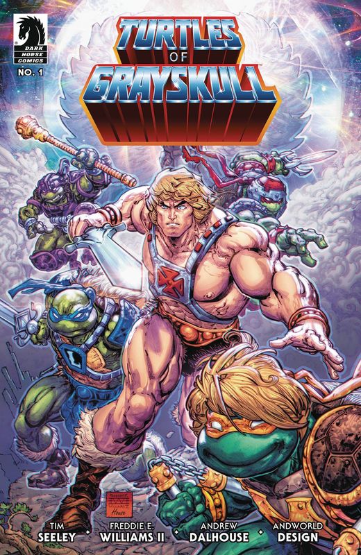 MASTERS OF UNIVERSE TMNT TURTLES OF GRAYSKULL #1 CVR A WILLI DARK HORSE                                                                                     (25th September 2024)