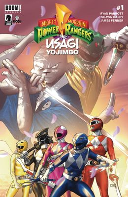 MIGHTY MORPHIN POWER RANGERS USAGI YOJIMBO #1 CVR A CLARKE ( BOOM! STUDIOS                                                                                     (25th September 2024) MIGHTY MORPHIN POWER RANGERS USAGI YOJIMBO #1 CVR A CLARKE ( BOOM! STUDIOS                                                                                     (25th September 2024)