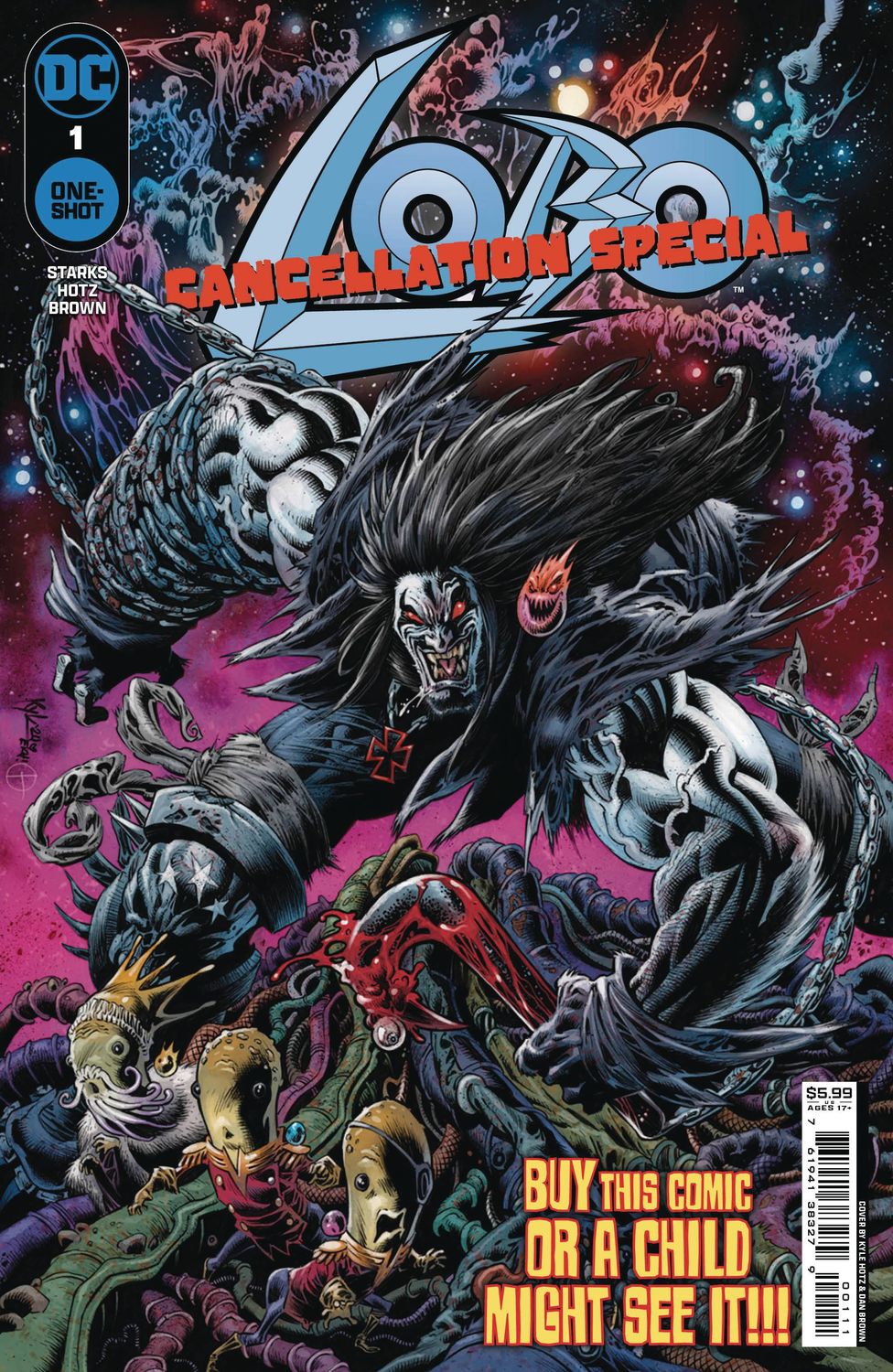 LOBO CANCELLATION SPECIAL #1 OS CVR A KYLE HOTZ (MR) DC COMICS                                                                                       (25th September 2024)
