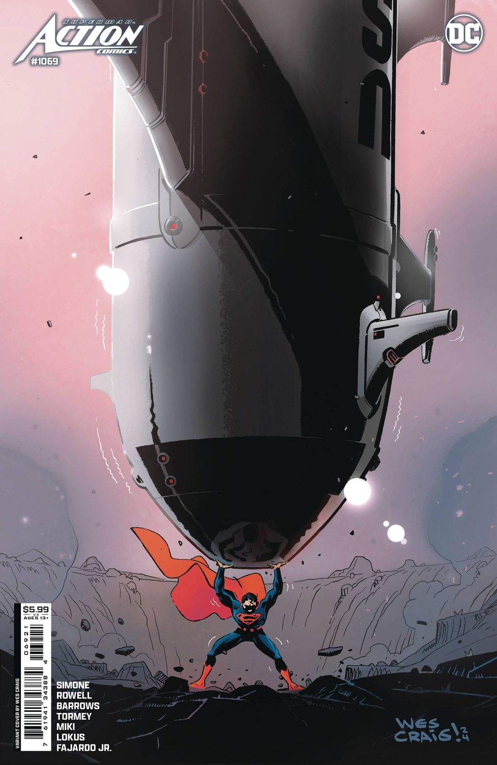 ACTION COMICS #1069 CVR B WES CRAIG CSV DC COMICS                                                                                    (25th September 2024)