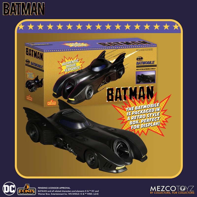 **PRE ORDER** MEZCO 5 POINTS Batman (1989) Batmobile