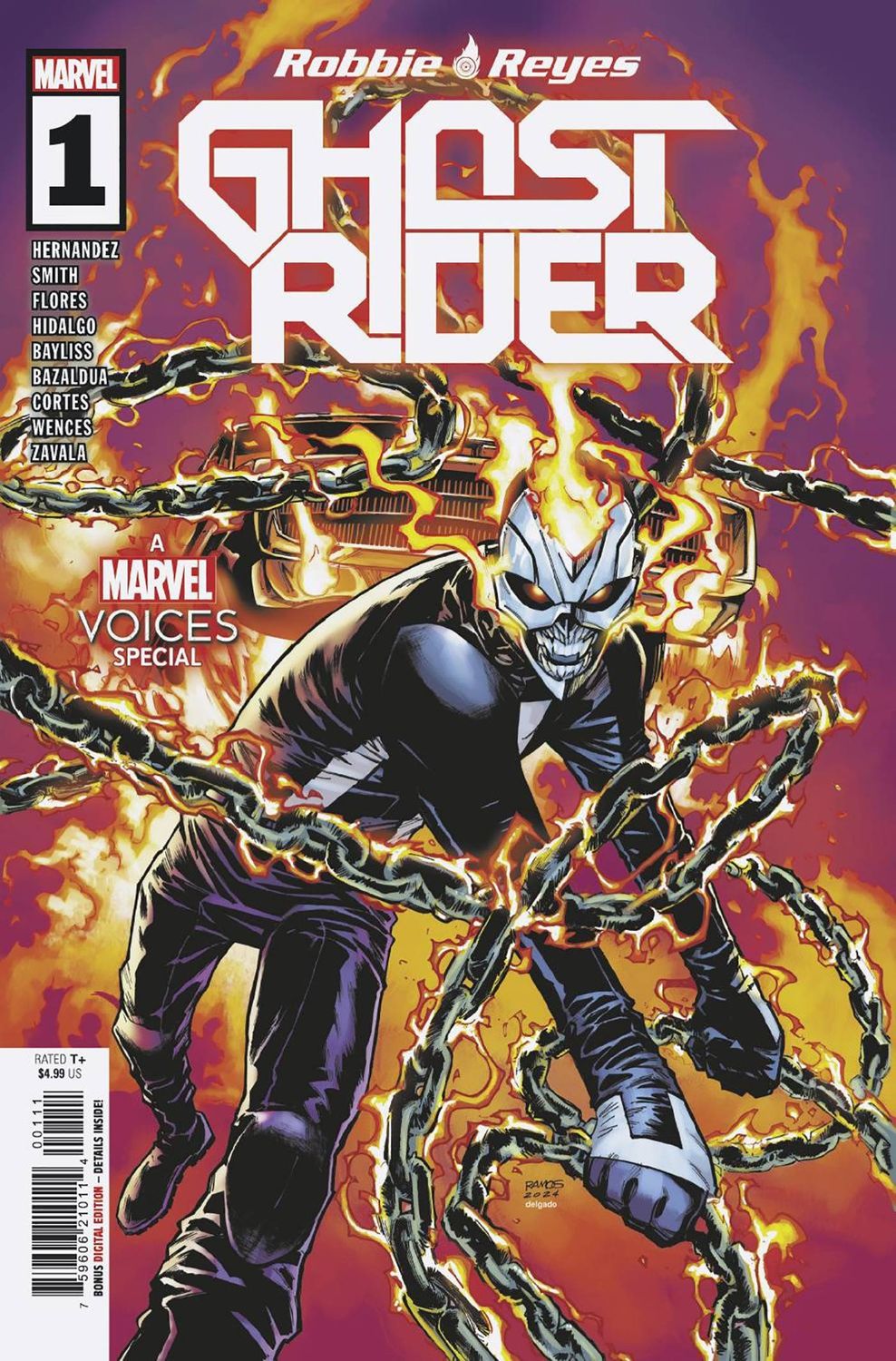 GHOST RIDER ROBBIE REYES SPECIAL #1 MARVEL COMICS                                                                                      (2nd October 2024)