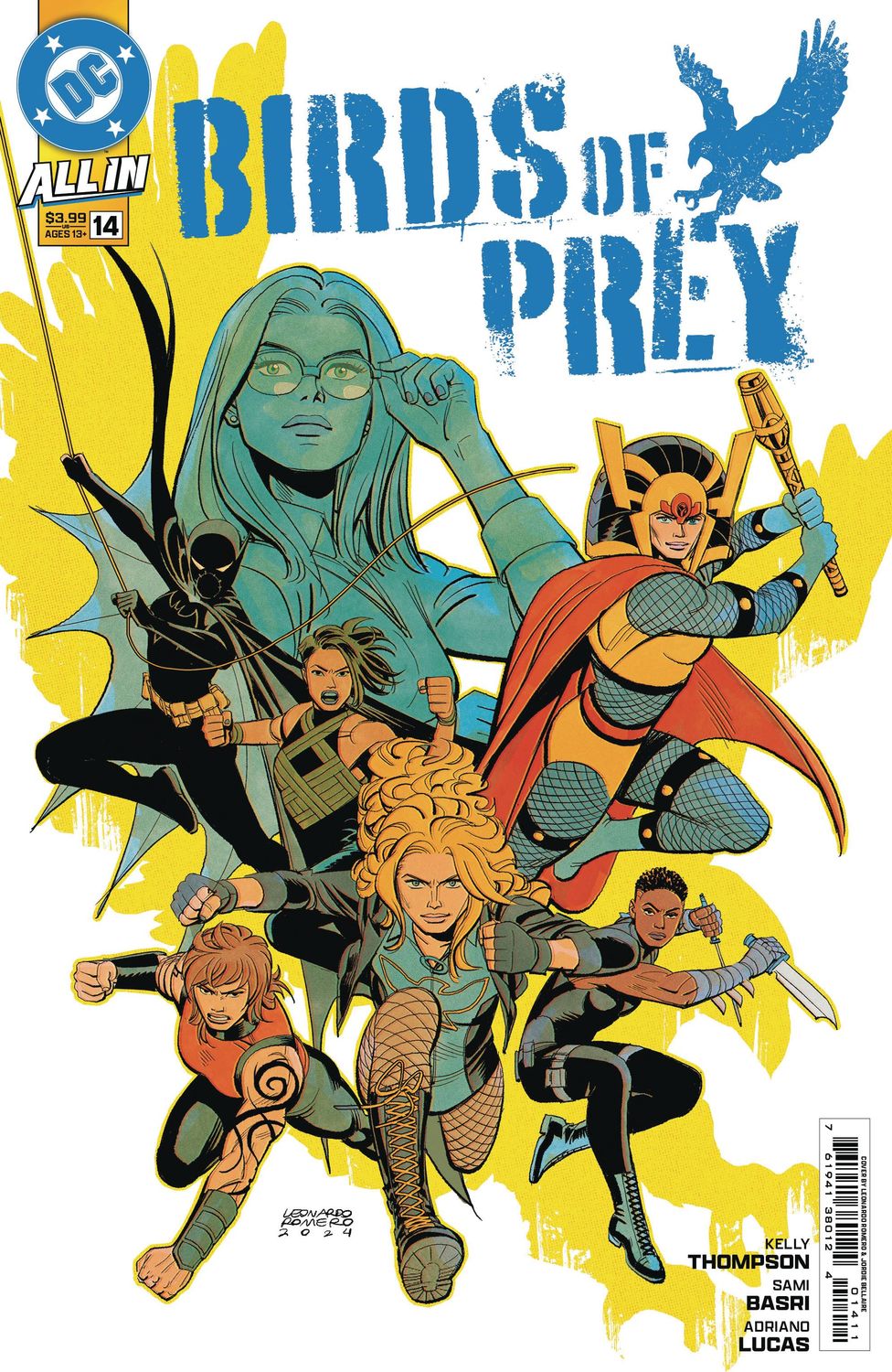 BIRDS OF PREY #14 CVR A LEONARDO ROMERO DC COMICS                                                                                      (2nd October 2024)