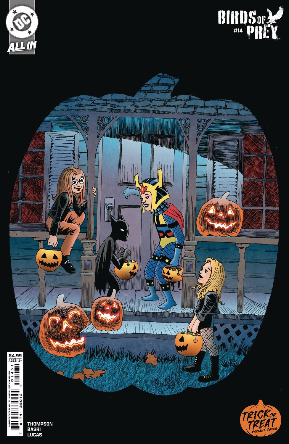 BIRDS OF PREY #14 CVR D KELLEY JONES TRICK OR TREAT CSV DC COMICS                                                                                      (2nd October 2024)
