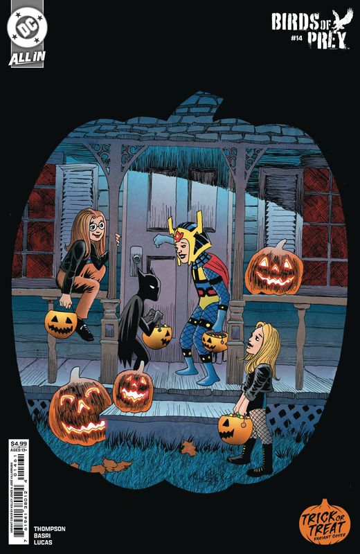 BIRDS OF PREY #14 CVR D KELLEY JONES TRICK OR TREAT CSV DC COMICS                                                                                      (2nd October 2024)