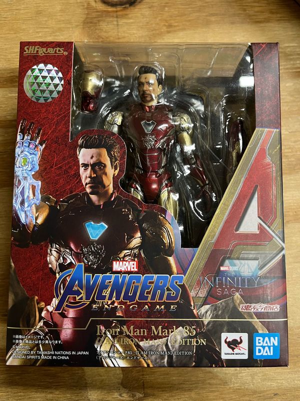 ***BROKEN ARM*** Bandai S.H. Figuarts Avengers: Endgame - Mk-85 (I Am Iron Man Edition)