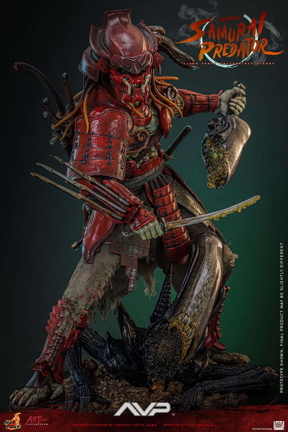 ***PRE ORDER*** Hot Toys Alien Vs. Predator Akaoni Samurai Predator