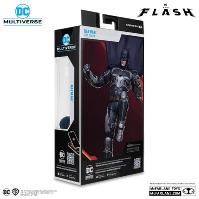 McFarlane Toys DC Multiverse – Action Figure Batman Da 7″ Dal Film The Flash (2023), Con Mantello In Stoffa - 2