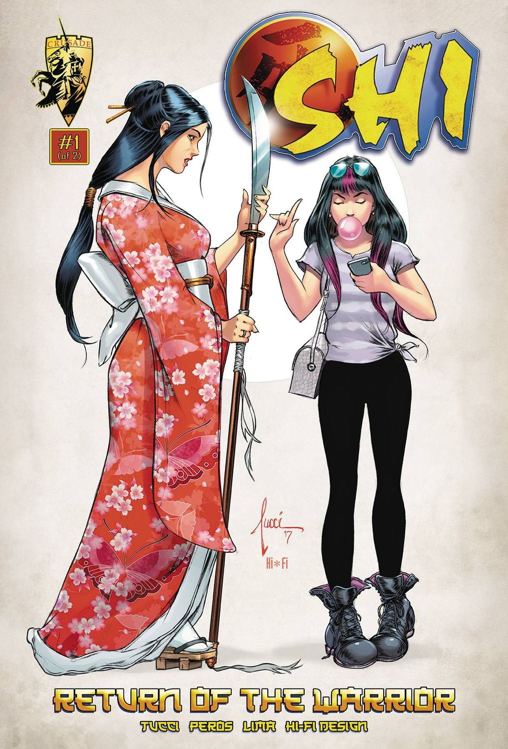 SHI RETURN OF THE WARRIOR #1 (OF 2) CVR A BILLY TUCCI (MR) CRUSADE COMICS                                                                                      (9th October 2024)