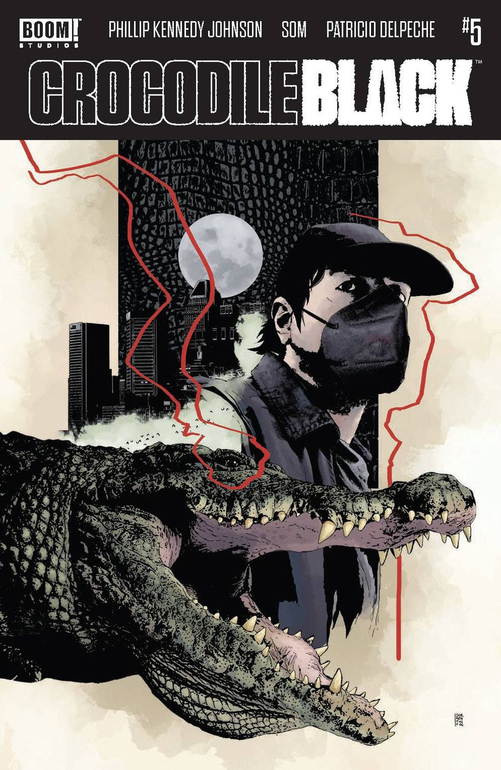 CROCODILE BLACK #5 (OF 5) CVR A SORRENTINO (MR) BOOM! STUDIOS                                                                                         (9th October 2024)