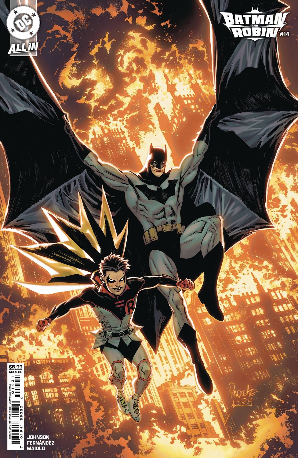 BATMAN AND ROBIN #14 CVR C YANICK PAQUETTE CSV DC COMICS                                                                                        (9th October 2024)