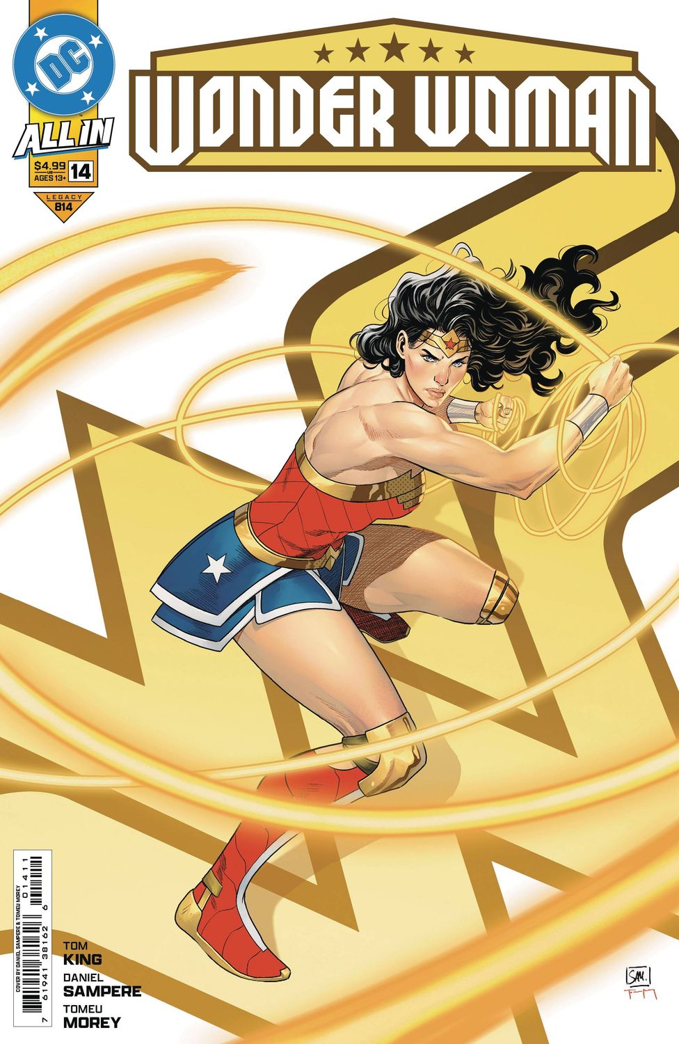 WONDER WOMAN #14 CVR A DANIEL SAMPERE DC COMICS                                                                                      (16th October 2024)