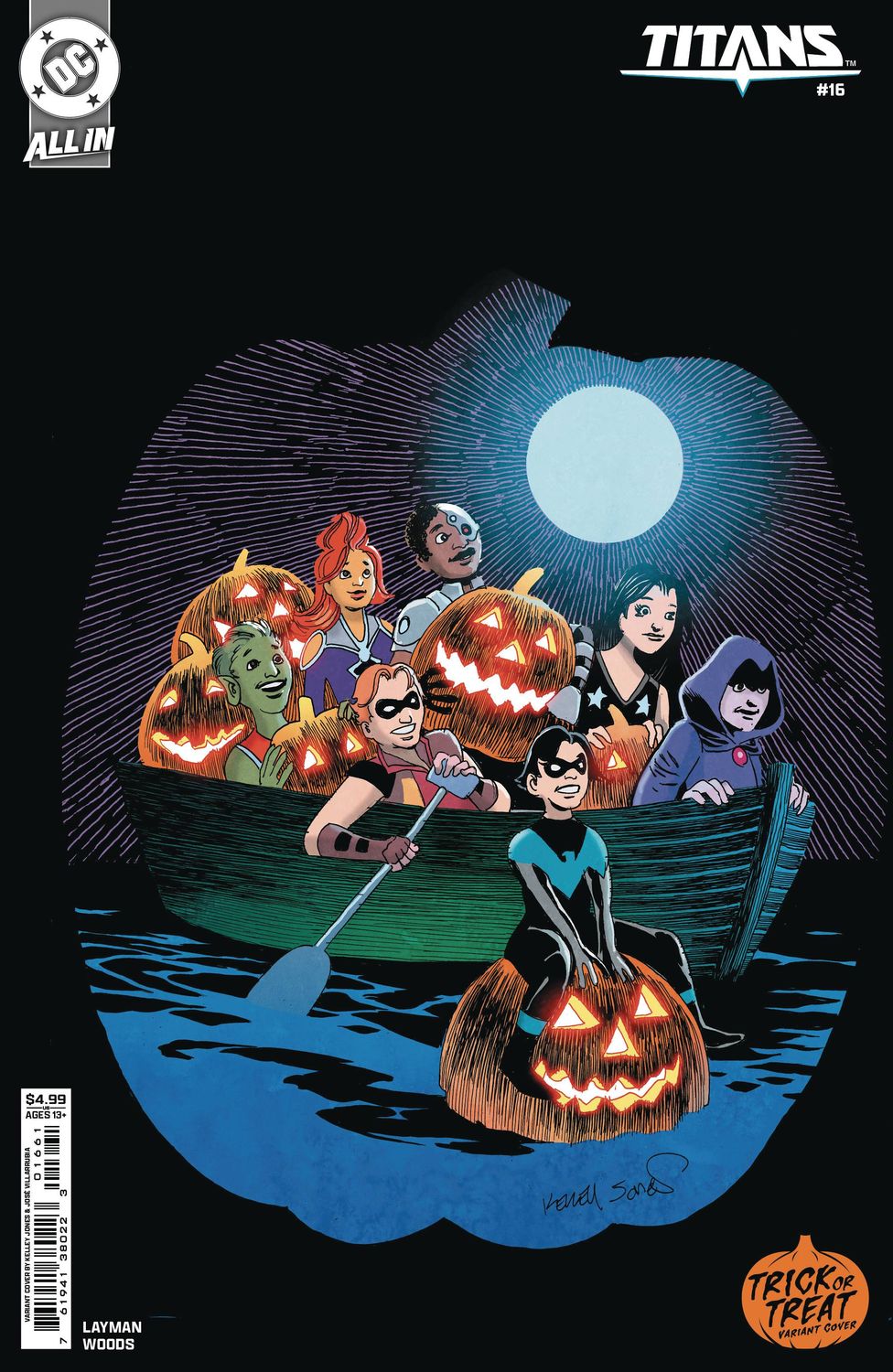 TITANS #16 CVR D KELLEY JONES TRICK OR TREAT CSV DC COMICS                                                                                    (16th October 2024)