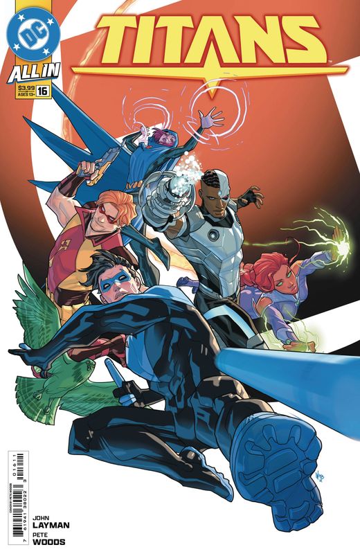 TITANS #16 CVR A PETE WOODS DC COMICS                                                                                    (16th October 2024)