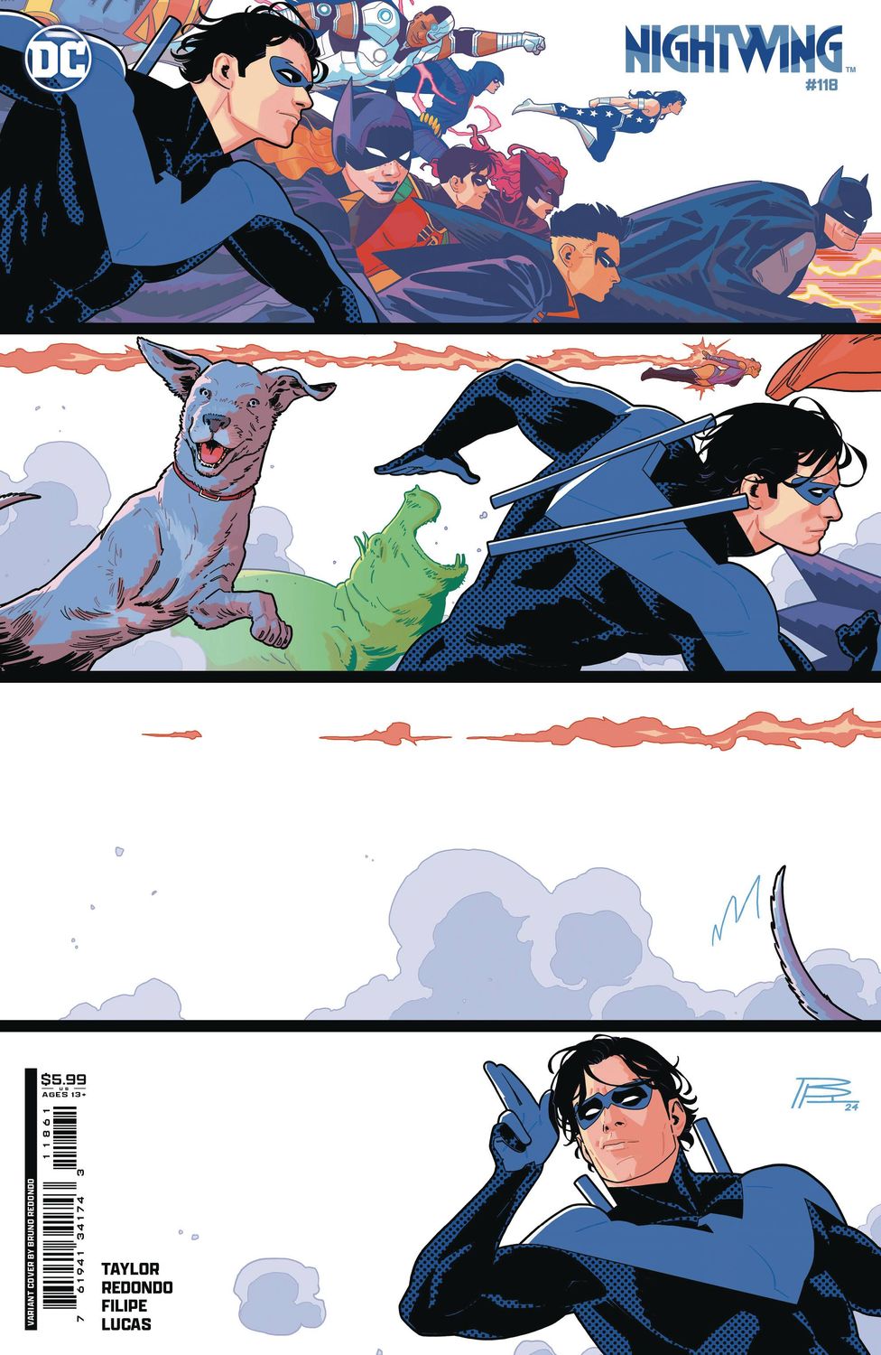 NIGHTWING #118 CVR C BRUNO REDONDO CSV DC COMICS                                                                                    (16th October 2024)