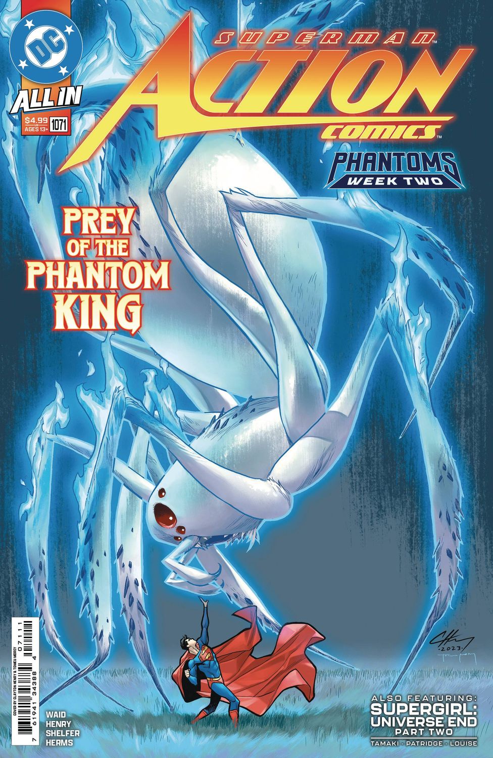 ACTION COMICS #1071 CVR A CLAYTON HENRY DC COMICS                                                                                    (16th October 2024)