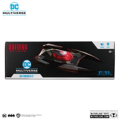 MCFARLANE TOYS DC MULTIVERSE Batmobile (Batman Beyond) Vehicle with Lights and Sound