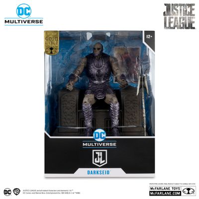 MCFARLANE TOYS DC MULTIVERSE Darkseid with Throne (Justice League) Gold Label Mega Figure