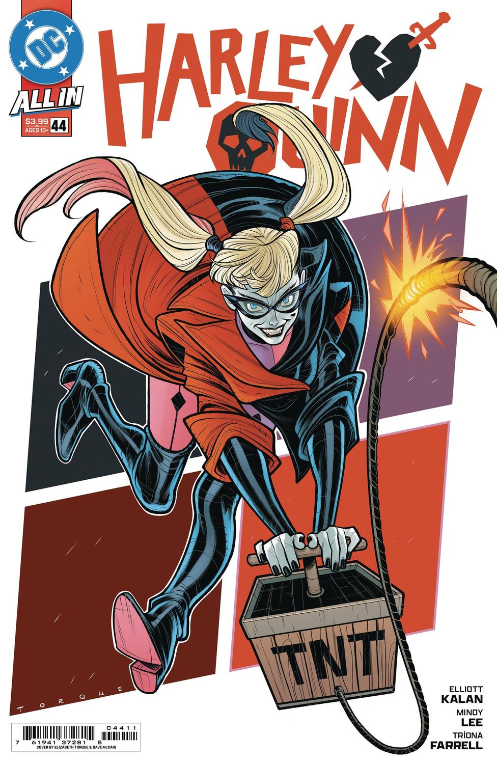 HARLEY QUINN #44 CVR A ELIZABETH TORQUE DC COMICS                                                                                    (23rd October 2024)
