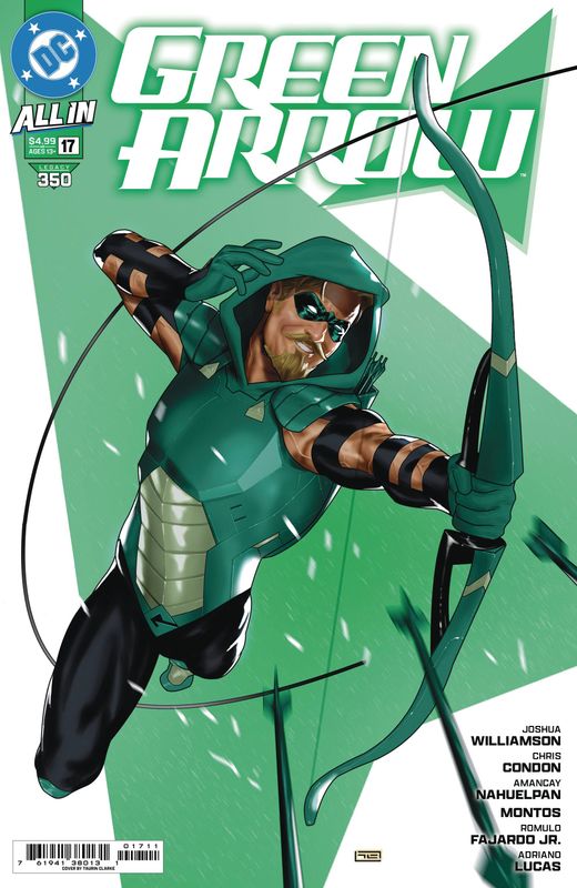 GREEN ARROW #350 CVR A TAURIN CLARKE DC COMICS                                                                                    (23rd October 2024)