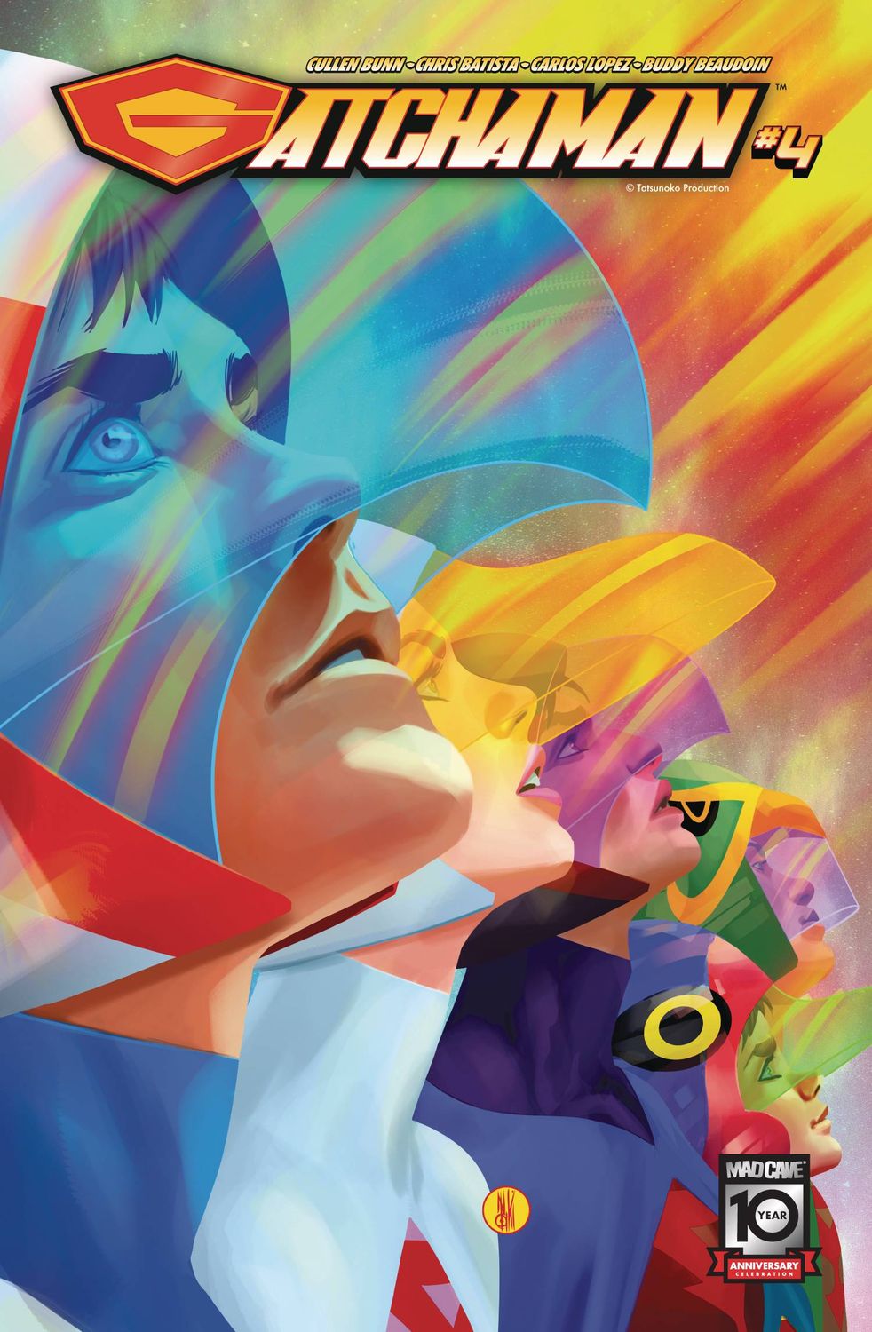 GATCHAMAN #4 CVR A INAKI MIRANDA MAD CAVE STUDIOS                                                                                            (23rd October 2024)