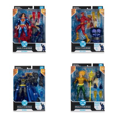 McFarlane Toys DC Multiverse Justice League Task Force SET OF 4 ACTION FIGURES (DARKSEID BAF)