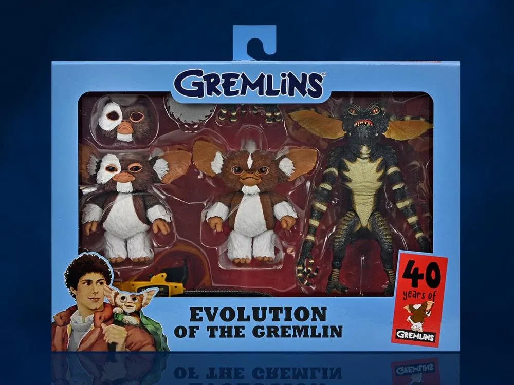 ***PRE ORDER*** NECA 7" Scale Gremlins 40th Anniversary Evolution of the Gremlin Box Set